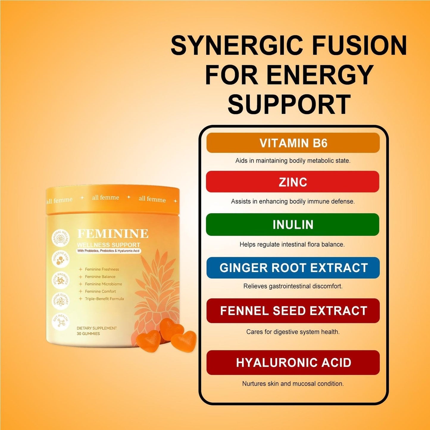 Flora Plus Gummies, Advanced Vaginal Support,  Ph Balance